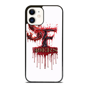 SAN FRANCISCO 49ERS FOOTBALL BLOODY LOGO iPhone 12 Case Cover SAN FRANCISCO 49ERS FOOTBALL BLOODY LOGO iPhone 12 Case Cover
