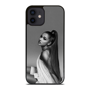 ARIANA GRANDE BLACK AND WHITE iPhone 12 Mini Case Cover