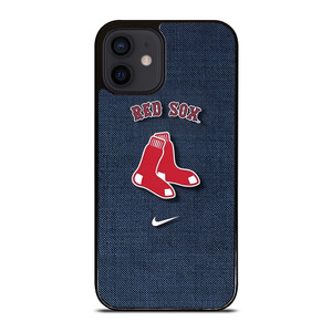 BOSTON RED SOX LOGO BASEBALL NIKE ICON ON JEANS iPhone 12 Mini Case Cover BOSTON RED SOX LOGO BASEBALL NIKE ICON ON JEANS iPhone 12 Mini Case Cover