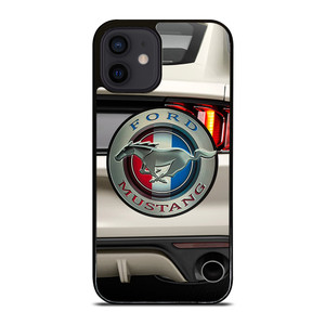 FORD MUSTANG CAR LOGO WHITE iPhone 12 Mini Case Cover