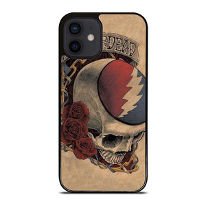 GRATEFUL DEAD SKULL LOGO ART iPhone 12 Mini Case Cover GRATEFUL DEAD SKULL LOGO ART iPhone 12 Mini Case Cover