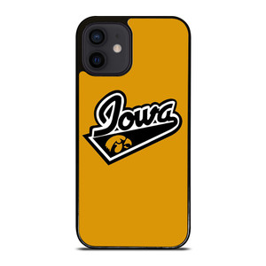 IOWA HAWKEYES UNIVERSITY BASKETBALL TEAM LOGO iPhone 12 Mini Case Cover