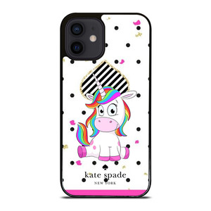 KATE SPADE NEW YORK LOGO CUTE UNICORN iPhone 12 Mini Case Cover