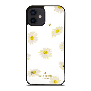 KATE SPADE NEW YORK LOGO SUN FLOWERS ICON iPhone 12 Mini Case Cover