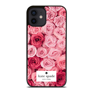 KATE SPADE NEW YORK ROSE PINK RED iPhone 12 Mini Case Cover