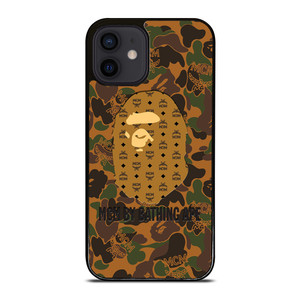 MCM MICHAEL CROMER MUNICH BATHING APE CAMO iPhone 12 Mini Case Cover