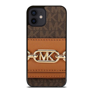 MICHAEL KORS MK LOGO BROWN BAG iPhone 12 Mini Case Cover MICHAEL KORS MK LOGO BROWN BAG iPhone 12 Mini Case Cover