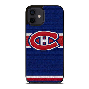 MONTREAL CANADIENS LOGO HOCKEY TEAM EMBORDERY iPhone 12 Mini Case Cover MONTREAL CANADIENS LOGO HOCKEY TEAM EMBORDERY iPhone 12 Mini Case Cover