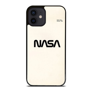 NASA LOGO WHITEI CON iPhone 12 Mini Case Cover