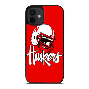 NEBRASKA HUSKERS LOGO UNIVERSITY FOOTBALL ICON iPhone 12 Mini Case Cover
