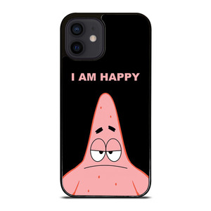 PATRICK STAR I AM HAPPY SPONGEBOB SQUAREPANTS iPhone 12 Mini Case Cover