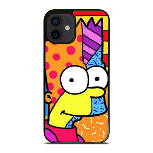 ROMERO BRITTO BART SIMPSONS ART iPhone 12 Mini Case Cover