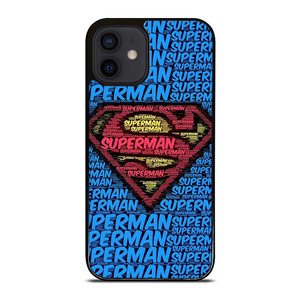 SUPERMAN TYPOGRAPHY LOGO iPhone 12 Mini Case Cover