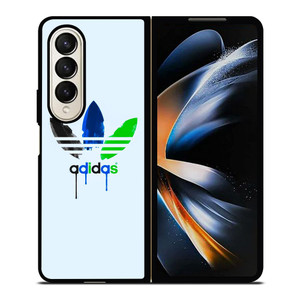 ADIDAS LOGO GREEN BLUE ICON Samsung Galaxy Z Fold 4 Case Cover ADIDAS LOGO GREEN BLUE ICON Samsung Galaxy Z Fold 4 Case Cover