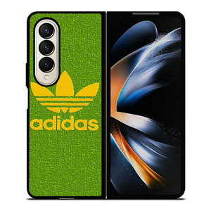 ADIDAS LOGO YELLOW GREEN Samsung Galaxy Z Fold 4 Case Cover ADIDAS LOGO YELLOW GREEN Samsung Galaxy Z Fold 4 Case Cover
