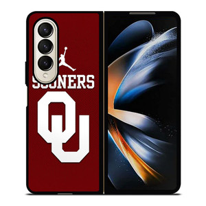 AIR JORDAN OKLAHOMA SOONERS UNIVERSITY FOOTBALL TEAM LOGO Samsung Galaxy Z Fold 4 Case Cover AIR JORDAN OKLAHOMA SOONERS UNIVERSITY FOOTBALL TEAM LOGO Samsung Galaxy Z Fold 4 Case Cover