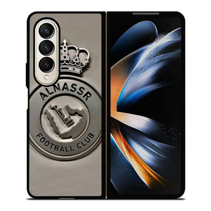 AL NASSR FOOTBALL LOGO METAL ICON Samsung Galaxy Z Fold 4 Case Cover AL NASSR FOOTBALL LOGO METAL ICON Samsung Galaxy Z Fold 4 Case Cover