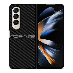 AMG MERCEDES BENZ LOGO CARBON Samsung Galaxy Z Fold 4 Case Cover AMG MERCEDES BENZ LOGO CARBON Samsung Galaxy Z Fold 4 Case Cover