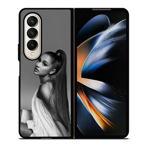 ARIANA GRANDE BLACK AND WHITE Samsung Galaxy Z Fold 4 Case Cover