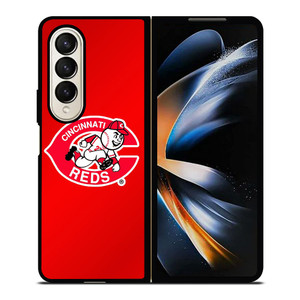 CINCINNATI REDS LOGO MLB BASEBALL TEAM ICON Samsung Galaxy Z Fold 4 Case Cover