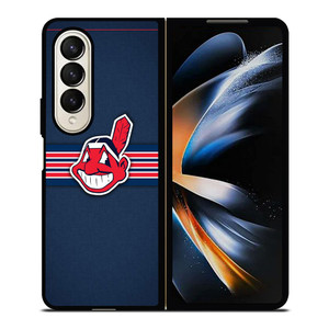 CLEVELAND INDIANS BASEBALL TEAM ICON Samsung Galaxy Z Fold 4 Case Cover