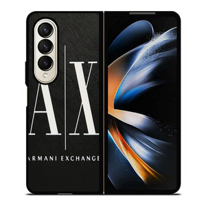 GIROGIO ARMANI LOGO EXCHANGE AX Samsung Galaxy Z Fold 4 Case Cover