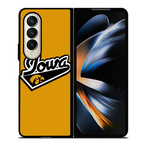 IOWA HAWKEYES UNIVERSITY BASKETBALL TEAM LOGO Samsung Galaxy Z Fold 4 Case Cover