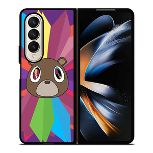 KANYE WEST DROPOUT BEAR FACE ICON Samsung Galaxy Z Fold 4 Case Cover