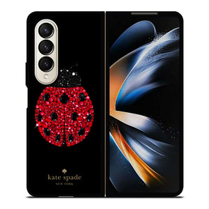 KATE SPADE NEW YORK DIAMOND LADYBUG Samsung Galaxy Z Fold 4 Case Cover KATE SPADE NEW YORK DIAMOND LADYBUG Samsung Galaxy Z Fold 4 Case Cover
