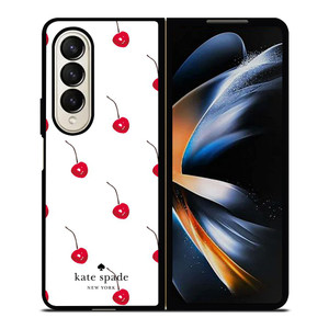 KATE SPADE NEW YORK LOGO CHERRIES Samsung Galaxy Z Fold 4 Case Cover KATE SPADE NEW YORK LOGO CHERRIES Samsung Galaxy Z Fold 4 Case Cover