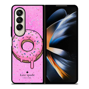 KATE SPADE NEW YORK LOGO DONUT Samsung Galaxy Z Fold 4 Case Cover KATE SPADE NEW YORK LOGO DONUT Samsung Galaxy Z Fold 4 Case Cover