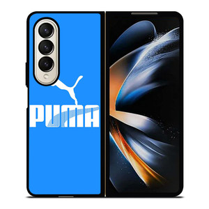 PUMA LOGO BLUE ICON Samsung Galaxy Z Fold 4 Case Cover PUMA LOGO BLUE ICON Samsung Galaxy Z Fold 4 Case Cover