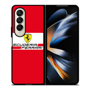 SCUDERIA FERRARI LOGO Samsung Galaxy Z Fold 4 Case Cover SCUDERIA FERRARI LOGO Samsung Galaxy Z Fold 4 Case Cover