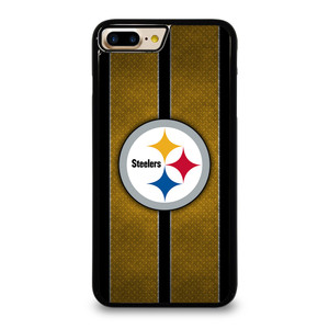 PITTSBURGH STEELERS NFL METAL STRIPE iPhone 7 / 8 Plus Case Cover PITTSBURGH STEELERS NFL METAL STRIPE iPhone 7 / 8 Plus Case Cover