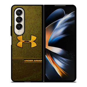 UNDER ARMOUR LOGO EMBROIDERY YELLOW Samsung Galaxy Z Fold 4 Case Cover