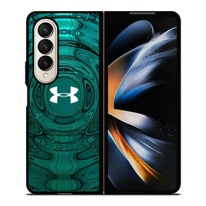 UNDER ARMOUR LOGO LIQUID GREEN Samsung Galaxy Z Fold 4 Case Cover UNDER ARMOUR LOGO LIQUID GREEN Samsung Galaxy Z Fold 4 Case Cover