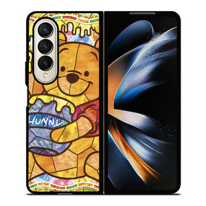 WINNIE THE POOH DISNEY MOZAIC ART Samsung Galaxy Z Fold 4 Case Cover