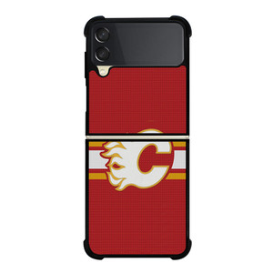 CALGARY FLAMES HOCKEY TEAM LOGO Samsung Galaxy Z Flip 3 Case Cover