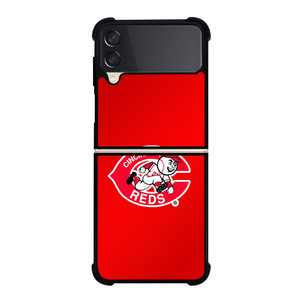 CINCINNATI REDS LOGO MLB BASEBALL TEAM ICON Samsung Galaxy Z Flip 3 Case Cover