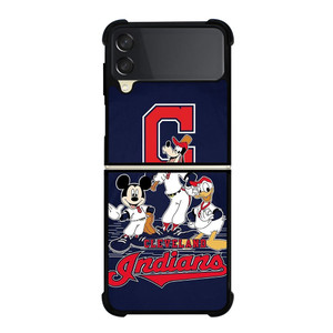 CLEVELAND INDIANS BASEBALL DISNEY MICKEY DONALD GOOFY Samsung Galaxy Z Flip 3 Case Cover CLEVELAND INDIANS BASEBALL DISNEY MICKEY DONALD GOOFY Samsung Galaxy Z Flip 3 Case Cover