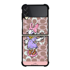 COACH NEW YORK DAISY DUCK DISNEY Samsung Galaxy Z Flip 3 Case Cover
