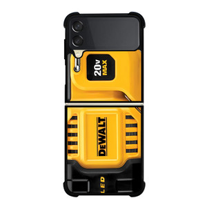 DEWALT TOOL LOGO JOBSITE LED SPOTLIGHT Samsung Galaxy Z Flip 3 Case Cover