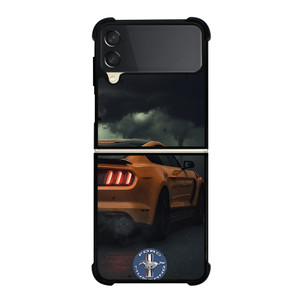 FORD MUSTANG CAR YELLOW Samsung Galaxy Z Flip 3 Case Cover FORD MUSTANG CAR YELLOW Samsung Galaxy Z Flip 3 Case Cover