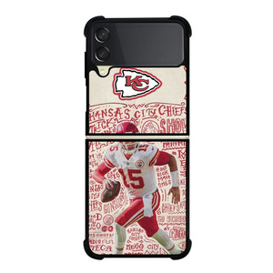 KANSAS CITY CHIEFS 15 PATRICK MAHOMES Samsung Galaxy Z Flip 3 Case Cover