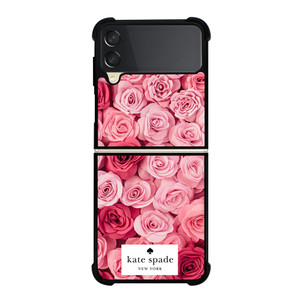KATE SPADE NEW YORK ROSE PINK RED Samsung Galaxy Z Flip 3 Case Cover