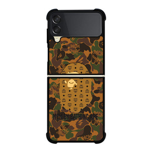 MCM MICHAEL CROMER MUNICH BATHING APE CAMO Samsung Galaxy Z Flip 3 Case Cover