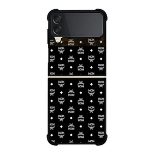 MCM MICHAEL CROMER MUNICH BLACK LOGO Samsung Galaxy Z Flip 3 Case Cover