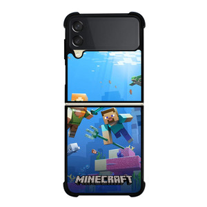 MINECRAFT GAMES UNDER WATER Samsung Galaxy Z Flip 3 Case Cover