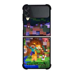 MINECRAFT GAMES WALLPAPER Samsung Galaxy Z Flip 3 Case Cover MINECRAFT GAMES WALLPAPER Samsung Galaxy Z Flip 3 Case Cover