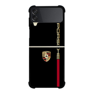 PORSCHE CAR LOGO ICON Samsung Galaxy Z Flip 3 Case Cover PORSCHE CAR LOGO ICON Samsung Galaxy Z Flip 3 Case Cover